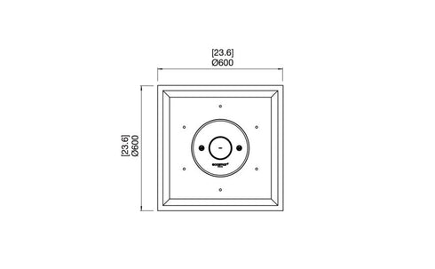 Ecosmart Fire Nova 600 Fire Pit - Graphite Finish / Stainless Steel Burner