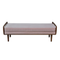 Tibberton Ottoman | Pink Velvet