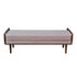Tibberton Ottoman | Pink Velvet