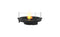Ecosmart Fire Round 20 Fire Pit Kit - Black Finish / Black Burner - ESF.B.FPK.R.20.B