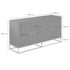 Hampton Sideboard | Black Shagreen