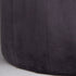 Native Home Lifestyle Round Grey Plush Stool