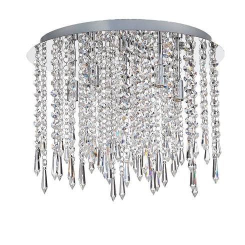 Flush luminaire in Chrome LL00200