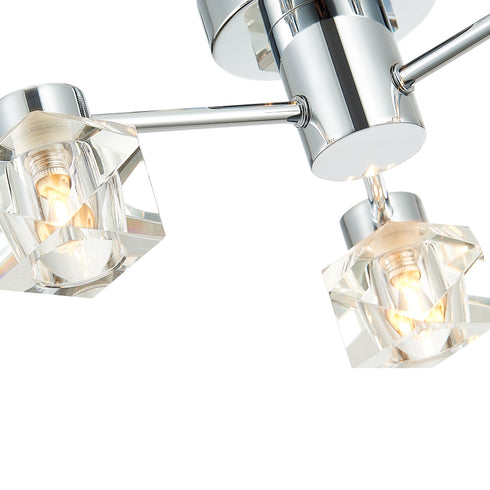Flush luminaire in Chrome LL00209