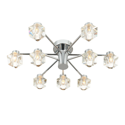 Flush luminaire in Chrome LL00211