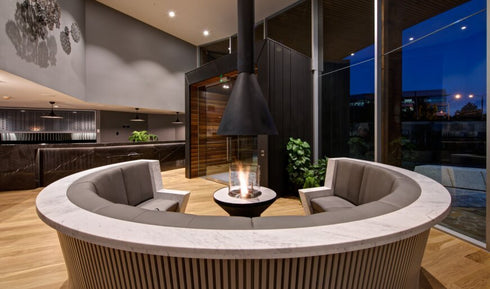 Ecosmart Fire AB3 Ethanol Burner - Black Finish - ESF.B.AB3.WTT.BL