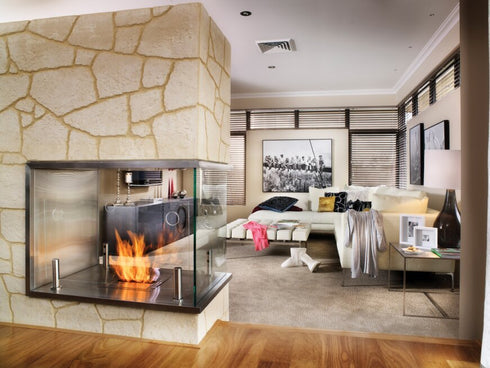 Ecosmart Fire BK5 Ethanol Burner - Stainless Steel Finish - ESF.1.B.BK5