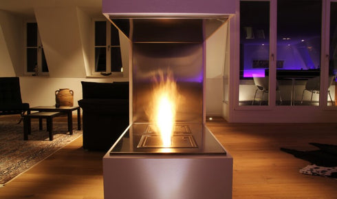 Ecosmart Fire BK5 Ethanol Burner - Stainless Steel Finish - ESF.1.B.BK5