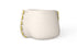 Blinde Design Stitch 125 Concrete Planter - Bone Finish - BLD.1.P.STI.125.Y.BO