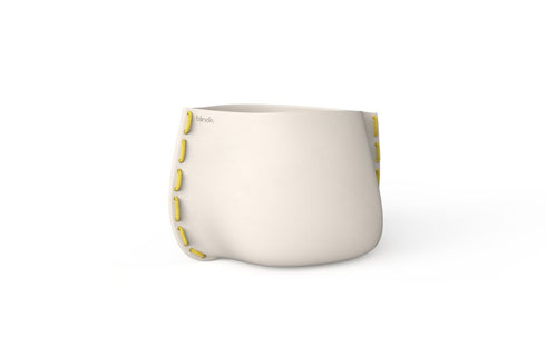 Blinde Design Stitch 50Concrete Planter - Bone Finish - BLD.1.P.STI.50.Y.BO