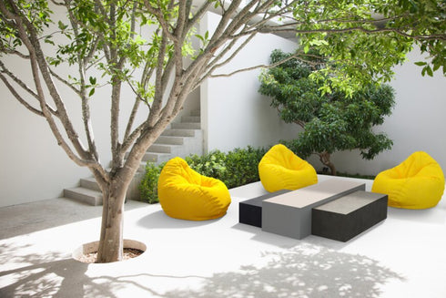 Blinde Design Bloc L3 Concrete Coffee Table - Bone Finish - BLD.1.T.BLC.L3.BO