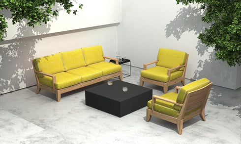 Blinde Design Bloc L4 Concrete Coffee Table - Natural Finish - BLD.1.T.BLC.L4.NA
