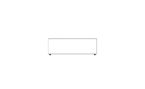 Blinde Design Bloc L5 Concrete Coffee Table - Bone Finish - BLD.1.T.BLC.L5.BO