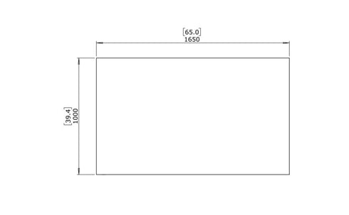Blinde Design Bloc L5 Concrete Coffee Table - Graphite Finish - BLD.1.T.BLC.L5.GH