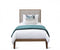 Calla Beds in Walnut/Stone
