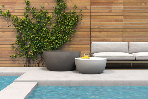 Blinde Design Circ L2 Concrete Coffee Table - Natural Finish - BLD.1.T.CIR.L2.NA