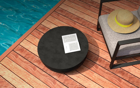 Blinde Design Circ L2 Concrete Coffee Table - Natural Finish - BLD.1.T.CIR.L2.NA
