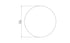 Blinde Design Circ M2 Concrete Coffee Table - Graphite Finish - BLD.1.T.CIR.M2.GH
