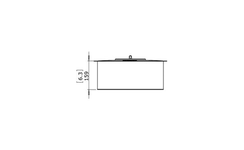 Ecosmart Fire AB8 Ethanol Burner - Black Finish - ESF.B.AB8.WTT.BL