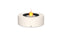Ecosmart Fire Ark 40 Fire Pit Table - Bone Finish / Stainless Steel Burner - ESF.O.ARK.40.BO