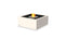 Ecosmart Fire Base 30 Fire Pit Table - Bone Finish / Stainless Steel Burner - ESF.O.BAS.30.BO