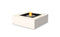 Ecosmart Fire Base 40 Fire Pit Table - Bone Finish / Stainless Steel Burner - ESF.O.BAS.40.BO