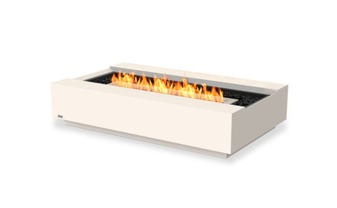 Ecosmart Fire Cosmo 50 Fire Pit Table - Bone Finish / Stainless Steel Burner - ESF.O.CMO.50.BO