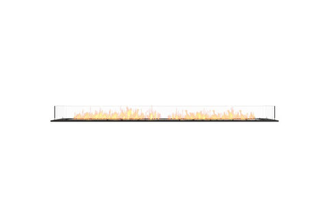 Ecosmart Fire Flex 104BN Bench Fireplace Insert - Black Finish / Stainless Steel Burner - ESF.FX.104BN