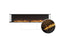 Ecosmart Fire Flex 104BY Bay Fireplace Insert - Black Finish / Black Burner - ESF.FX.104BY.B