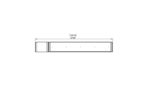 Ecosmart Fire Flex 104IL.BX1 Island Fireplace Insert - Black Finish / Stainless Steel Burner - ESF.FX.104IL.BX1