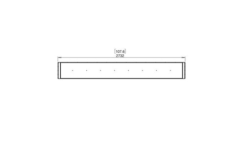 Ecosmart Fire Flex 104IL Island Fireplace Insert - Black Finish / Stainless Steel Burner - ESF.FX.104IL