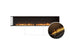 Ecosmart Fire Flex 104LC Left Corner Fireplace Insert - Black Finish / Black Burner - ESF.FX.104LC.B