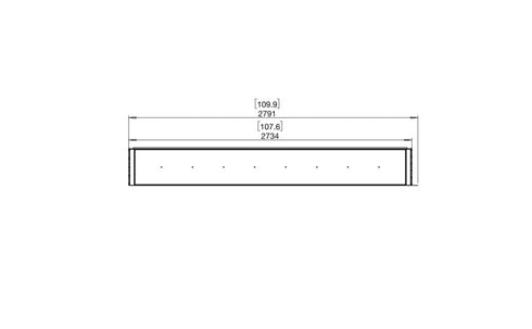 Ecosmart Fire Flex 104LC Left Corner Fireplace Insert - Black Finish / Stainless Steel Burner - ESF.FX.104LC