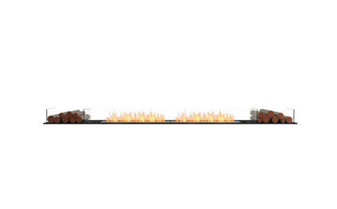 Ecosmart Fire Flex 122BN.BX2 Bench Fireplace Insert - Black Finish / Stainless Steel Burner - ESF.FX.122BN.BX2