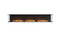 Ecosmart Fire Flex 122BY Bay Fireplace Insert - Black Finish / Stainless Steel Burner - ESF.FX.122BY