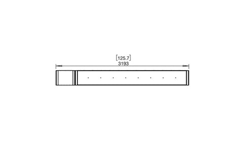 Ecosmart Fire Flex 122IL.BX1 Island Fireplace Insert - Black Finish / Stainless Steel Burner - ESF.FX.122IL.BX1