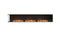 Ecosmart Fire Flex 122LC Left Corner Fireplace Insert - Black Finish / Stainless Steel Burner - ESF.FX.122LC