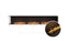 Ecosmart Fire Flex 122LC Left Corner Fireplace Insert - Black Finish / Black Burner - ESF.FX.122LC.B