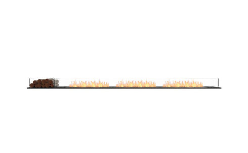 Ecosmart Fire Flex 140BN.BX1 Bench Fireplace Insert - Black Finish / Stainless Steel Burner - ESF.FX.140BN.BX1