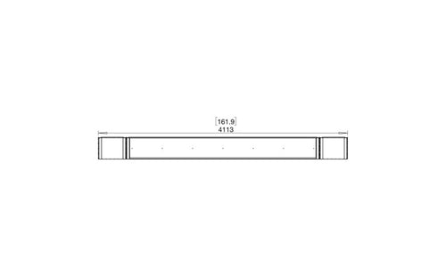 Ecosmart Fire Flex 158BY.BX2 Bay Fireplace Insert - Black Finish / Stainless Steel Burner - ESF.FX.158BY.BX2