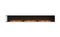 Ecosmart Fire Flex 158LC Left Corner Fireplace Insert - Black Finish / Stainless Steel Burner - ESF.FX.158LC