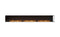 Ecosmart Fire Flex 158RC Right Corner Fireplace Insert - Black Finish / Stainless Steel Burner - ESF.FX.158RC