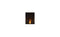 Ecosmart Fire Flex 18SS Single Sided Fireplace Insert - Black Finish / Stainless Steel Burner - ESF.FX.18SS