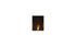 Ecosmart Fire Flex 18SS Single Sided Fireplace Insert - Black Finish / Stainless Steel Burner - ESF.FX.18SS