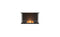 Ecosmart Fire Flex 32BY Bay Fireplace Insert - Black Finish / Stainless Steel Burner - ESF.FX.32BY