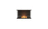 Ecosmart Fire Flex 32BY Bay Fireplace Insert - Black Finish / Stainless Steel Burner - ESF.FX.32BY