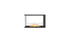 Ecosmart Fire Flex 32PN Peninsula Fireplace Insert - Black Finish / Stainless Steel Burner - ESF.FX.32PN