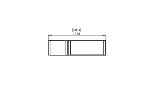Ecosmart Fire Flex 50BY.BXL Bay Fireplace Insert - Black Finish / Black Burner - ESF.FX.50BY.BXL.B