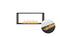Ecosmart Fire Flex 50DB Double Sided Fireplace Insert - Black Finish / Black Burner - ESF.FX.50DB.B