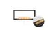 Ecosmart Fire Flex 50DB Double Sided Fireplace Insert - Black Finish / Black Burner - ESF.FX.50DB.B